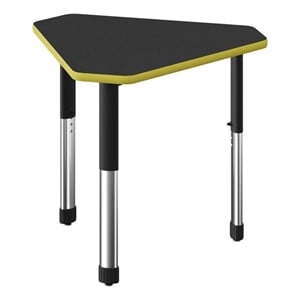Scranton & Co Collaborative Desk with Black Thermal Fused Wood Laminate