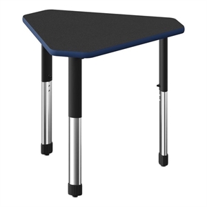 Scranton & Co Collaborative Desk with Black Thermal Fused Wood Laminate