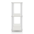 Scranton & Co 3-Tier Engineered Wood Open Bookcase in White