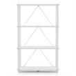 Scranton & Co 4-Tier Engineered Wood Open Bookcase in White