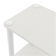 Scranton & Co 4-Tier Engineered Wood Open Bookcase in White