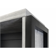 Scranton & Co Modern 4-Shelf Bookcase with Concrete Gray Wood Laminate