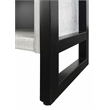 Scranton & Co Modern 4-Shelf Bookcase with Concrete Gray Wood Laminate