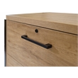 Scranton & Co Lateral File Cabinet Wood Locking Drawers Light Brown