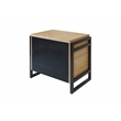 Scranton & Co Lateral File Cabinet Wood Locking Drawers Light Brown
