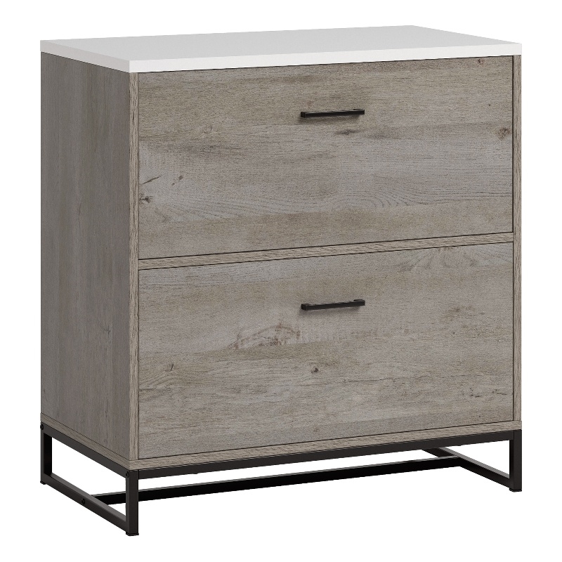 Scranton & Co Engineered Wood Lateral File Cabinet in Mystic Oak