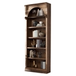 Scranton & Co 8' Wood Bookcase with Adjustable Shelves in Brown