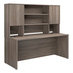 Scranton & Co 72x30 Desk with Hutch Set in Hudson Elm