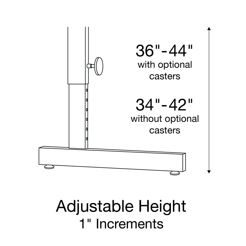 Scranton & Co Adjustable Standing Workstation 24