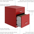 Scranton & Co 2-Drawer Vertical Metal File Cabinet in Lava Red