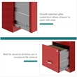 Scranton & Co 2-Drawer Vertical Metal File Cabinet in Lava Red
