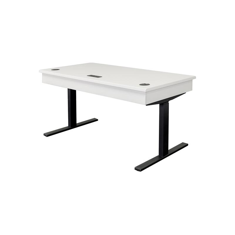 Scranton & Co Electric Sit/Stand Desk Height Adjustable Table in White