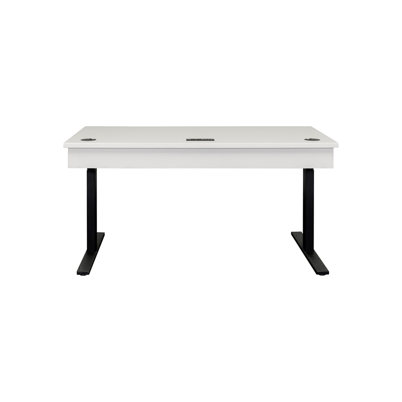 Scranton & Co Electric Sit/Stand Desk Height Adjustable Table in White