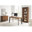 Scranton & Co Wood Lateral File Cabinet Fully Assembled in Medium Brown