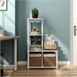 Scranton & Co 4-Cube Engineered Wood Open Bookcase in White