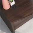 Scranton & Co Bowfront Executive Desk in Noble Elm Finish