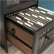 Scranton & Co File Tower with Adjustable Shelves in Barrel Oak Finish