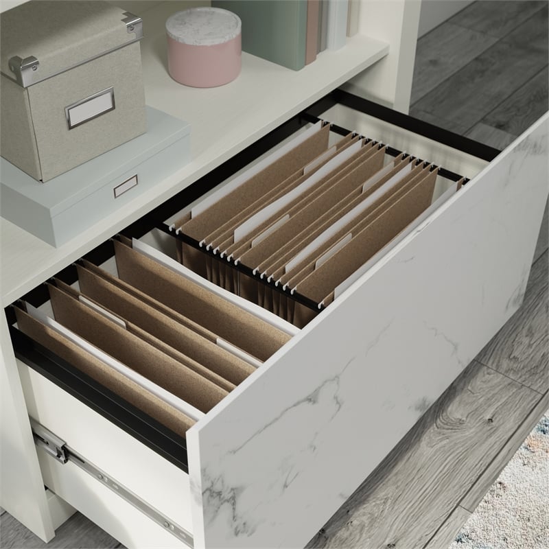 Scranton & Co Engineered Wood Lateral File Cabinet in Pearl Oak