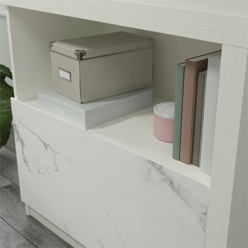 Scranton & Co Engineered Wood Lateral File Cabinet in Pearl Oak