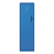 Scranton & Co 4-Shelf No Assembly Metal Locker Cabinet in Blue