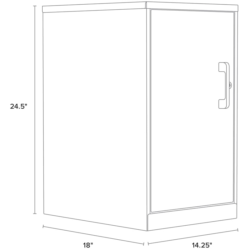 Scranton & Co 2-Shelf No Assembly Metal Locker Cabinet in Red