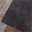 Scranton & Co Engineered Wood L-Shaped Desk with Rosso Slate Accents