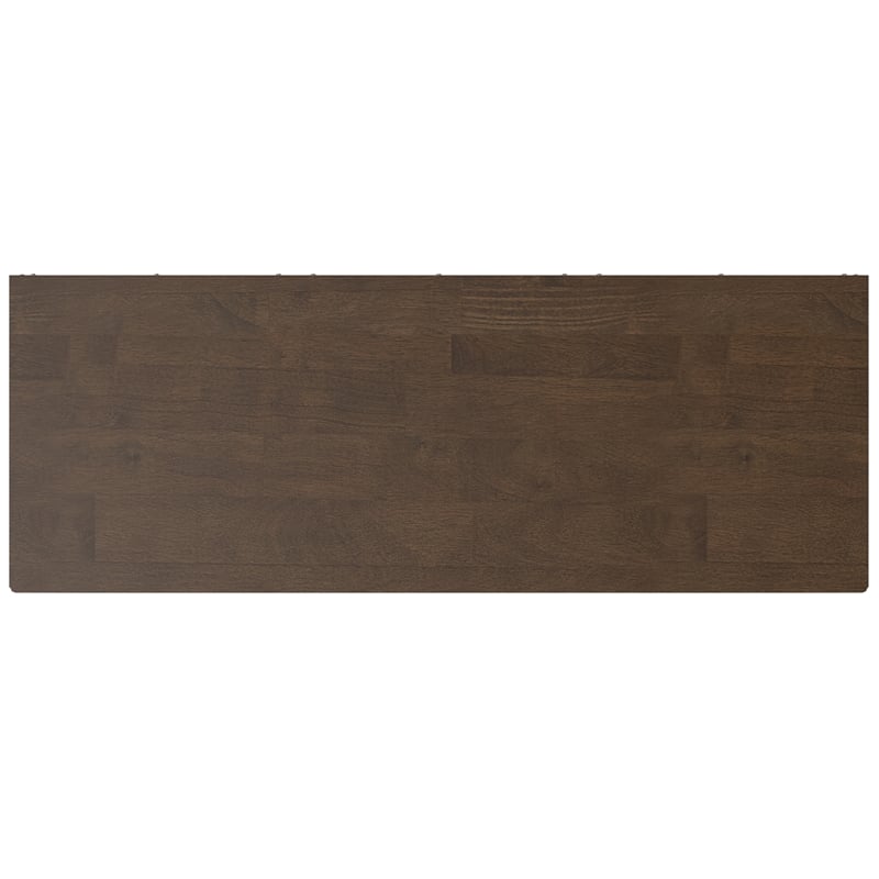 Scranton & Co Modern 9-Cube Storage Bookcase in Walnut Brown Finish