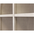 Scranton & Co White Wood Arched Display Cabinet with Adjustable Shelves