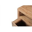 Scranton & Co 1-Drawer Solid Wood Filing Cabinet with Tree Slice Detail