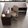 Scranton & Co Engineered Wood 42-In Desk Return in Noble Elm