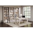 Scranton & Co 5-Shelf Farmhouse Wood Bookcase in White