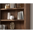 Scranton & Co Traditional 8' Wood Bookcase Wall with Ladder in Brown