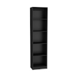 Scranton & Co 3-Piece Black Engineered Wood Bookcase Set