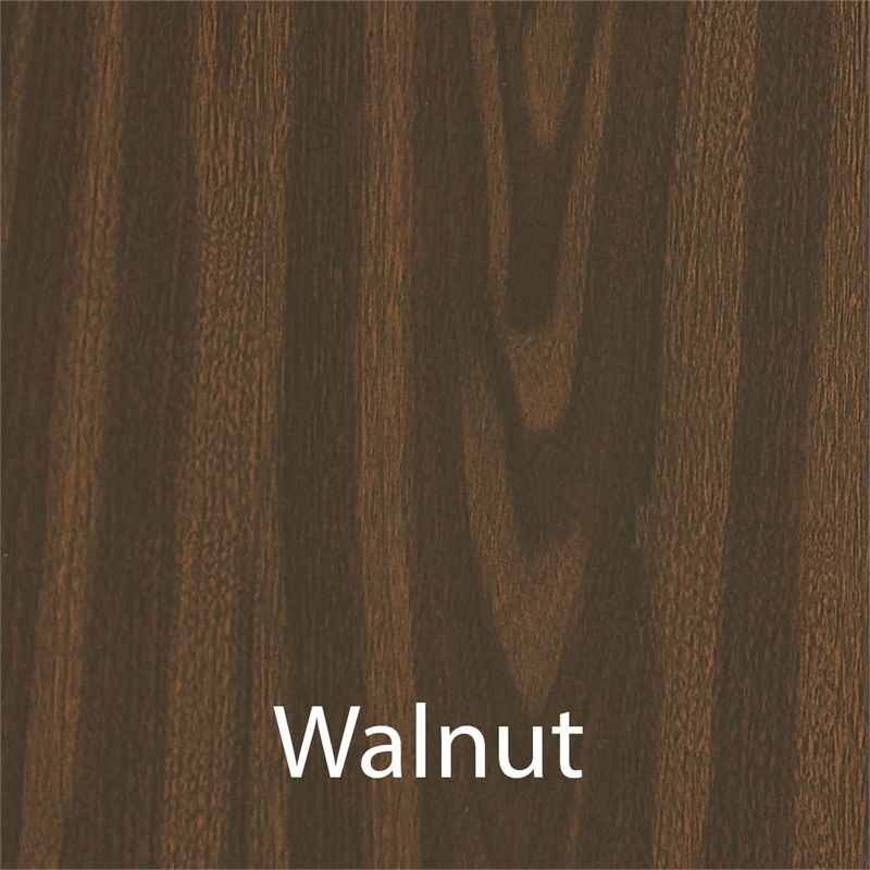 Scranton & Co 18x60 Adjustable Height Folding Seminar Table in Walnut Finish