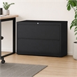 Scranton & Co 42-in Metal 2 Drawer Lateral File Cabinet Black