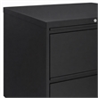 Scranton & Co 42-in Metal 2 Drawer Lateral File Cabinet Black