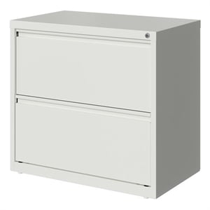 Scranton & Co 30&quotW 2-Drawer Lateral File Cabinet Metal White