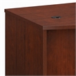Scranton & Co Bowfront Executive Desk in Engineered Wood & Cherry Finish