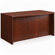 Scranton & Co Bowfront Executive Desk in Engineered Wood & Cherry Finish