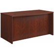 Scranton & Co Bowfront Executive Desk in Engineered Wood & Cherry Finish