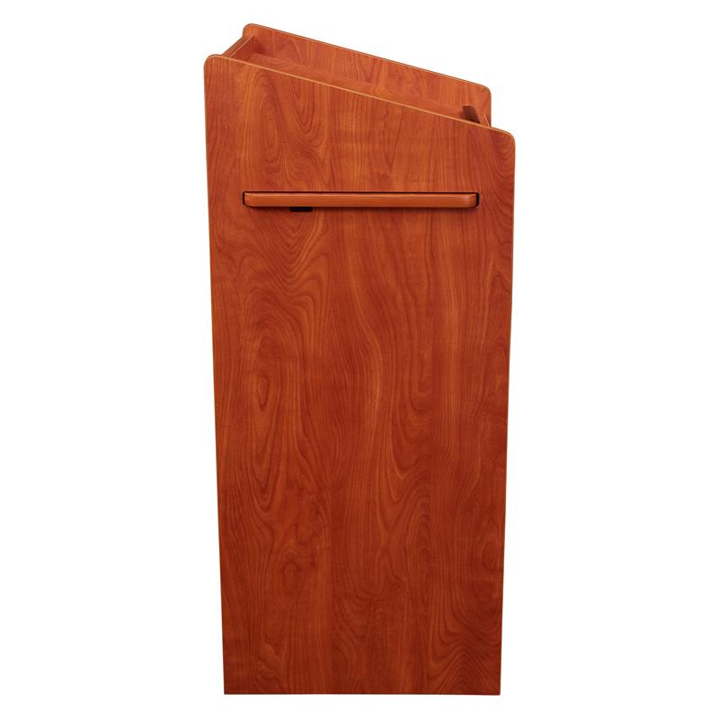 Scranton & Co Wood Aristocrat Non-Sound Lectern with Shelves in Cherry