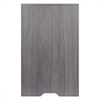 Scranton & Co Charcoal Open Shelf Storage Cabinet with 4 Adjustable Shelves