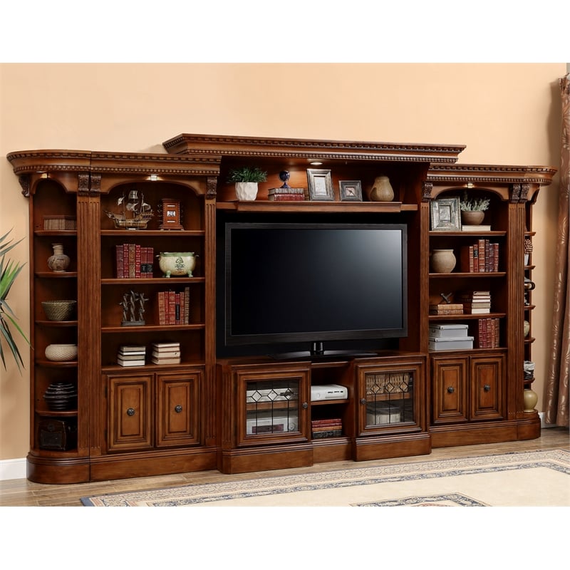 Scranton & Co Traditional Wood Open Top Bookcase Brown 32