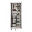 Scranton & Co 8' Tall Wood Bookcase Wall Ladder Storage White 120