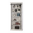 Scranton & Co 8' Tall Wood Bookcase Wall Ladder Storage White 120