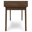 Scranton & Co Solid Wood Desk with Drawers in Rustic Natural Aged Brown