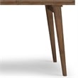 Scranton & Co Solid Wood Desk with Drawers in Rustic Natural Aged Brown
