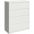 Scranton & Co 42-in 4 Drawer Metal Lateral File Cabinet White