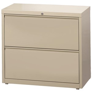 Scranton & Co 2-Drawer Metal Lateral File Cabinet in Putty 36&quot Wide