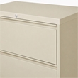 Scranton & Co 3-Drawer Metal Lateral File Cabinet in Putty 36